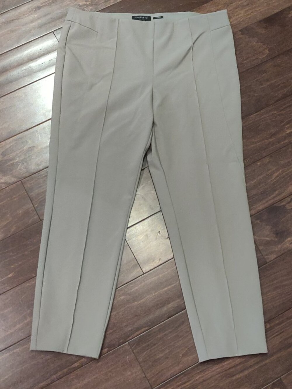 Lafayette 148 Gramercy Pants In Cement Size 18